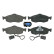 Brake Pad Set, disc brake 16035 FEBI