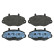 Brake Pad Set, disc brake 16036 FEBI