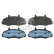 Brake Pad Set, disc brake 16037 FEBI, Thumbnail 2