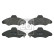 Brake Pad Set, disc brake 16039 FEBI, Thumbnail 2