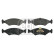 Brake Pad Set, disc brake 16040 FEBI, Thumbnail 2