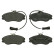Brake Pad Set, disc brake 16062 FEBI