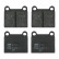 Brake Pad Set, disc brake 16068 FEBI