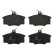Brake Pad Set, disc brake 16070 FEBI