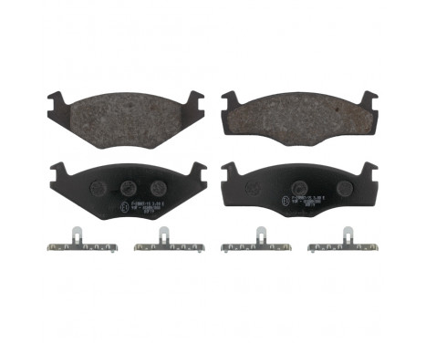 Brake Pad Set, disc brake 16076 FEBI