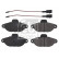 Brake Pad Set, disc brake 16084 FEBI, Thumbnail 2