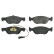 Brake Pad Set, disc brake 16091 FEBI