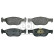 Brake Pad Set, disc brake 16093 FEBI, Thumbnail 2