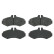 Brake Pad Set, disc brake 16094 FEBI