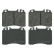 Brake Pad Set, disc brake 16095 FEBI