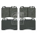 Brake Pad Set, disc brake 16095 FEBI, Thumbnail 2