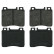 Brake Pad Set, disc brake 16096 FEBI