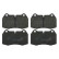 Brake Pad Set, disc brake 16109 FEBI
