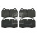 Brake Pad Set, disc brake 16109 FEBI, Thumbnail 2