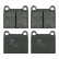 Brake Pad Set, disc brake 16127 FEBI