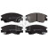 Brake Pad Set, disc brake 16128 FEBI, Thumbnail 2