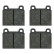 Brake Pad Set, disc brake 16134 FEBI