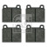 Brake Pad Set, disc brake 16134 FEBI, Thumbnail 2