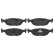 Brake Pad Set, disc brake 16141 FEBI