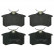 Brake Pad Set, disc brake 16146 FEBI