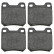 Brake Pad Set, disc brake 16155 FEBI