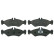 Brake Pad Set, disc brake 16162 FEBI