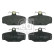 Brake Pad Set, disc brake 16169 FEBI, Thumbnail 2