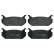 Brake Pad Set, disc brake 16194 FEBI