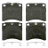 Brake Pad Set, disc brake 16200 FEBI