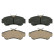 Brake Pad Set, disc brake 16201 FEBI