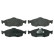 Brake Pad Set, disc brake 16202 FEBI