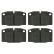 Brake Pad Set, disc brake 16203 FEBI