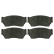 Brake Pad Set, disc brake 16204 FEBI
