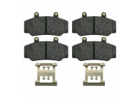 Brake Pad Set, disc brake 16211 FEBI