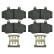Brake Pad Set, disc brake 16211 FEBI