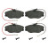 Brake Pad Set, disc brake 16224 FEBI