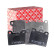 Brake Pad Set, disc brake 16231 FEBI