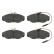 Brake Pad Set, disc brake 16240 FEBI