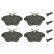 Brake Pad Set, disc brake 16245 FEBI