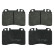 Brake Pad Set, disc brake 16247 FEBI