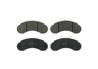 Brake Pad Set, disc brake 16250 FEBI