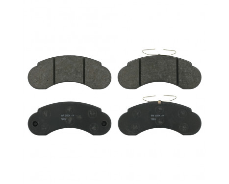 Brake Pad Set, disc brake 16250 FEBI