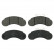 Brake Pad Set, disc brake 16250 FEBI