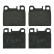 Brake Pad Set, disc brake 16254 FEBI