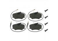 Brake Pad Set, disc brake 16258 FEBI