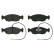 Brake Pad Set, disc brake 16259 FEBI