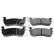 Brake Pad Set, disc brake 16261 FEBI, Thumbnail 2