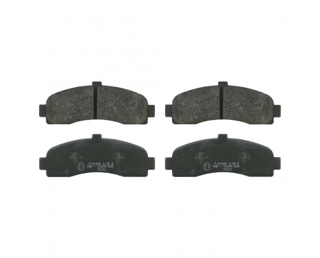 Brake Pad Set, disc brake 16262 FEBI