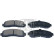 Brake Pad Set, disc brake 16262 FEBI, Thumbnail 2