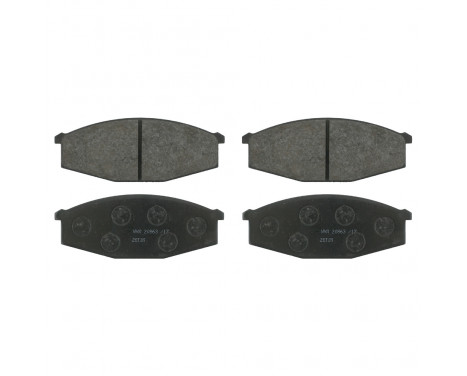 Brake Pad Set, disc brake 16263 FEBI